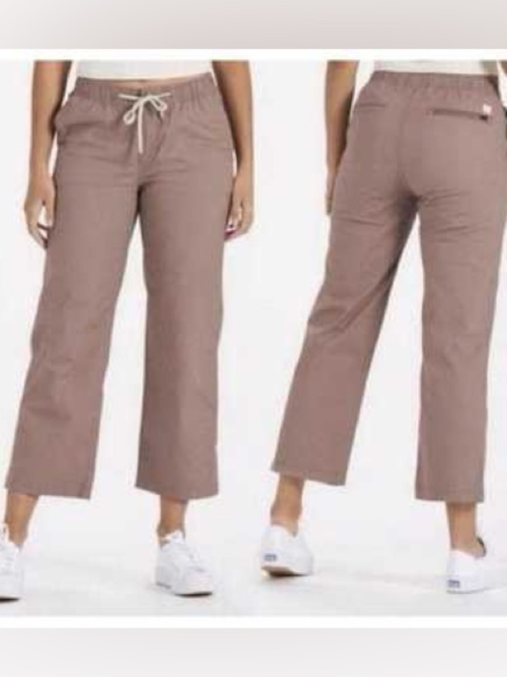 Vuori Ripstop Wide Leg Pant in Dusty Mauve